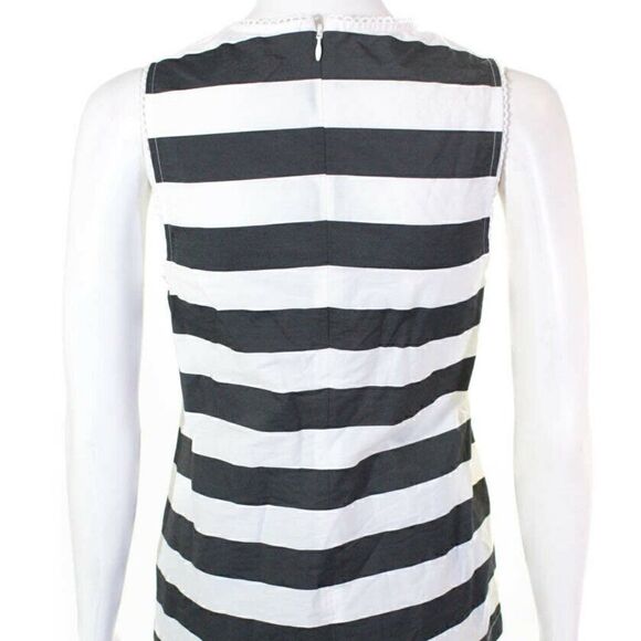 Trina Turk Evergreen Striped Ruffle Front Tank Top - Picture 4 of 6